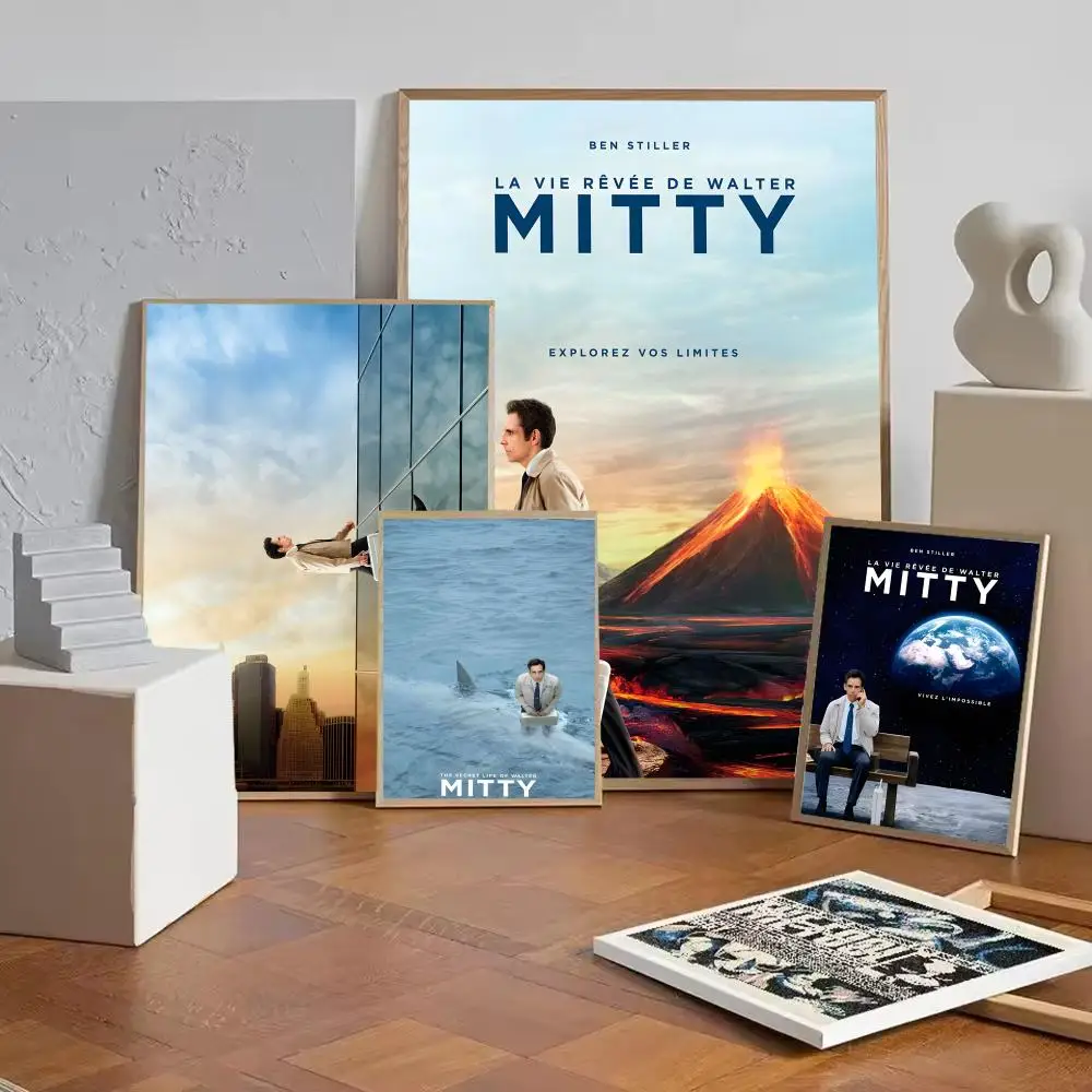 Movie The S-Secret Life of Walter MittyS Poster Wall art print art suitable for living room bedroom bar parlor home decor gift