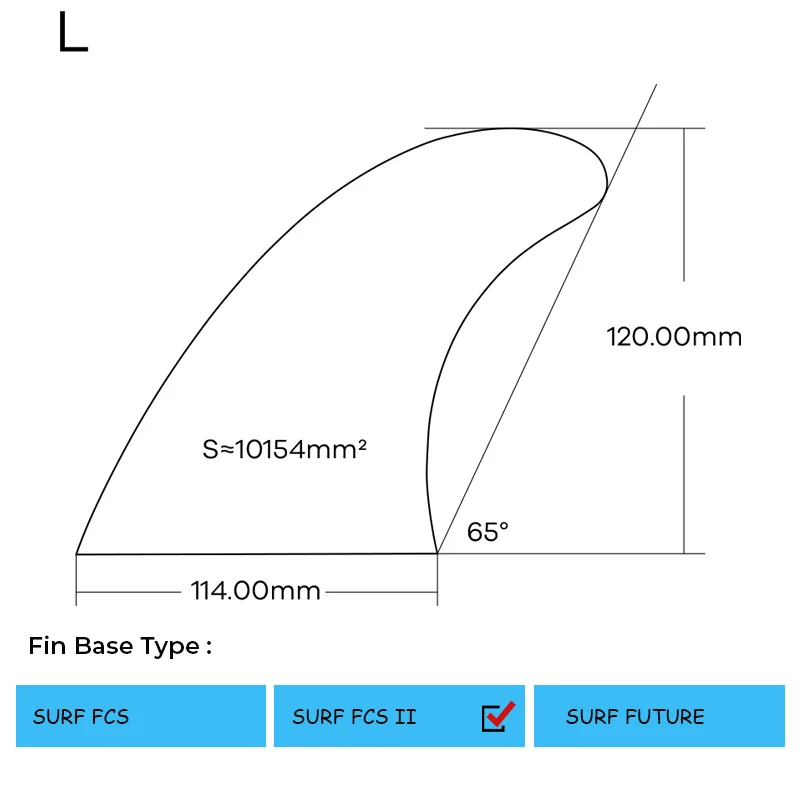 3PCS/Set F II G7 Size Surf Fin Fiberglass Honeycomb With L Size Hot Sell Surfing Tri Fins Water Sports