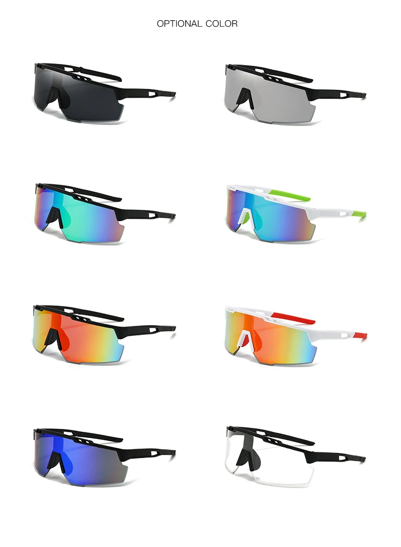 Neue Outdoor-Mode, winddichte Reitbrille mit großem Rahmen, integrierter UV-Schutz, Sport-Sonnenbrille 3254 – Detail 6