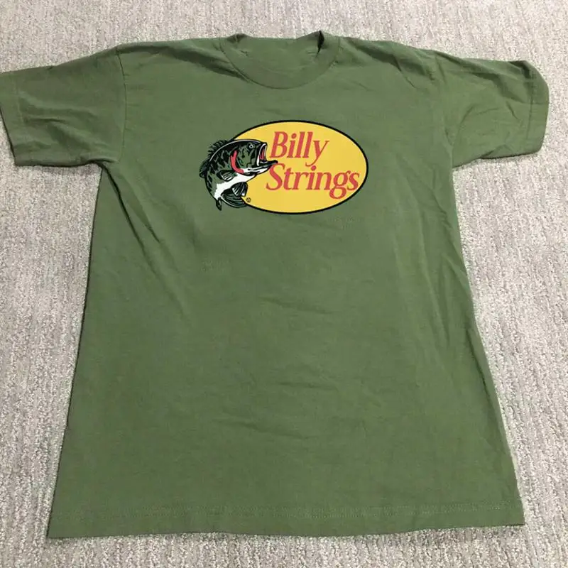 Billy Strings Fish Funny Tour Band For Fan S to 5XL Green T shirt BM955