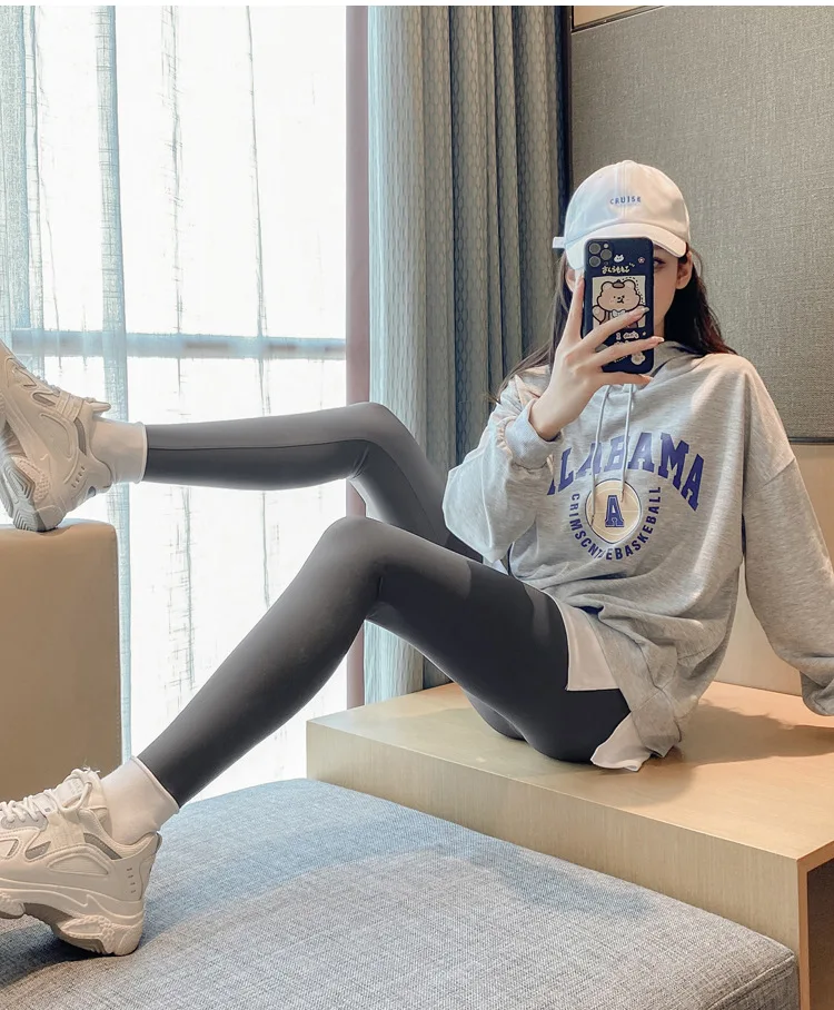 امرأة سوداء الرياضة طماق عداء ببطء المشكل التحكم في البطن التخسيس ملابس داخلية سيليكون عدم الانزلاق المدرب رفع نحيل Leggins Ol