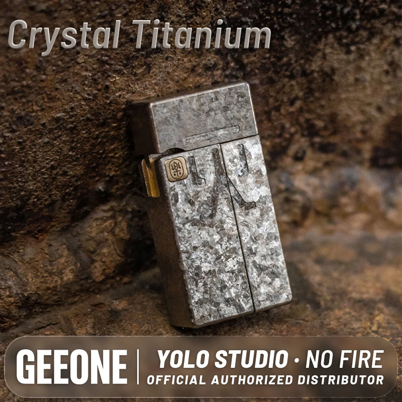 YOLO STUDIO NO FIRE Push Slider Stainless Steel Engraving Stress