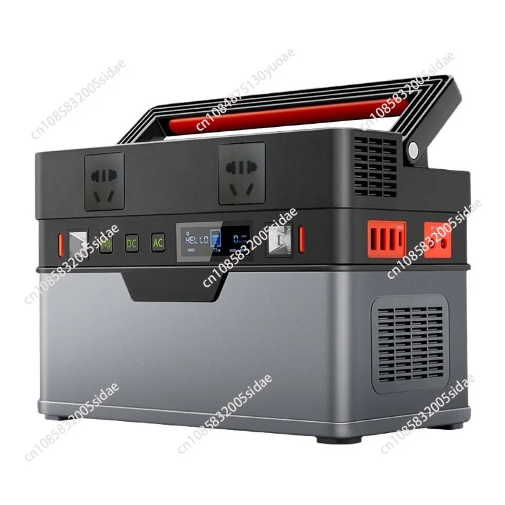 700W Portable Generator 606Wh / 164000mAh Power Station Emergency Power Supply Pure Sine Wave with DC / AC Inverter