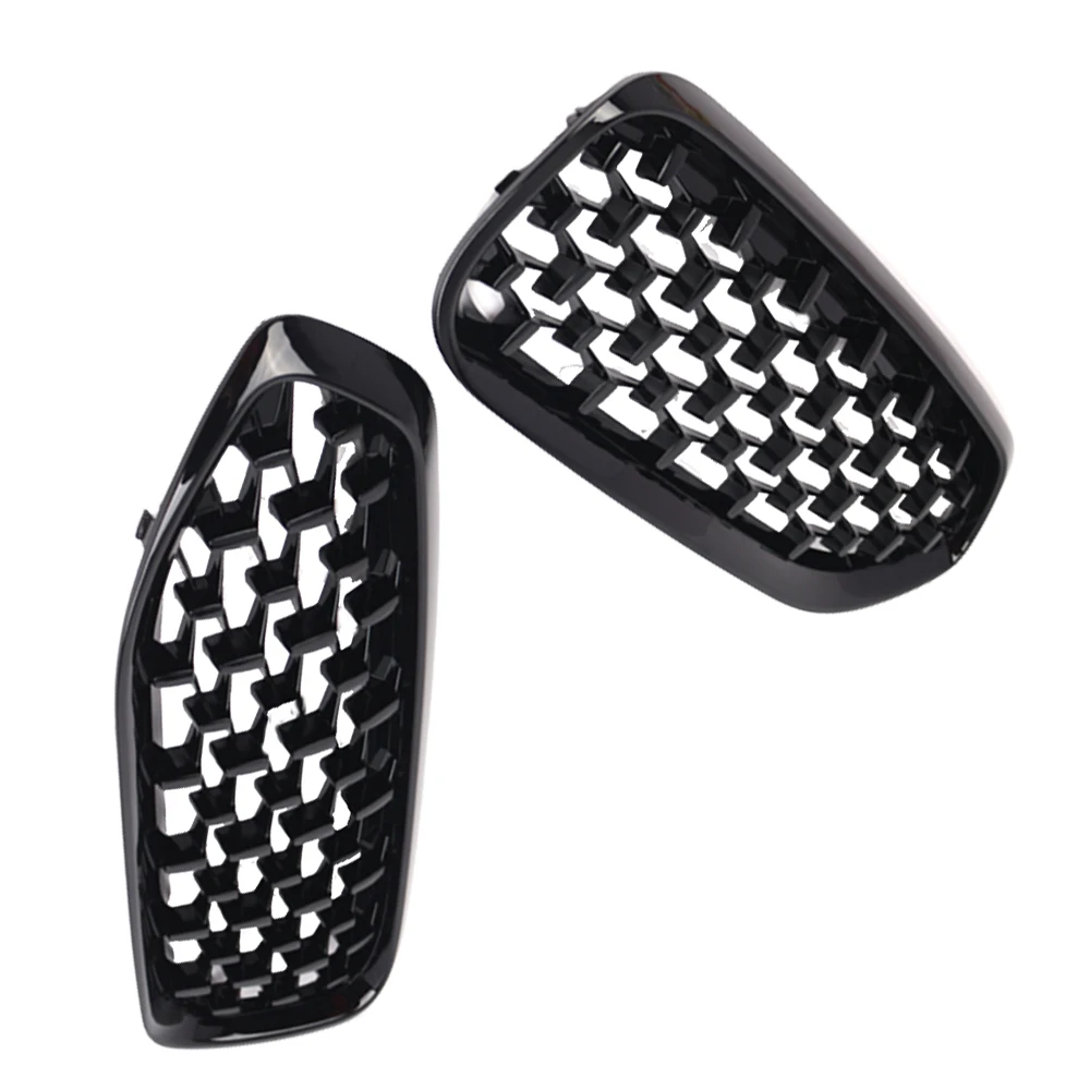 Rejilla delantera de riñón doble para BMW, accesorio de estilo de diamante para radiador de capó, estilo de carreras, modelos Z4 G29, años 2019 a 2022, años 51138091295 a 51138091296, 2 piezas