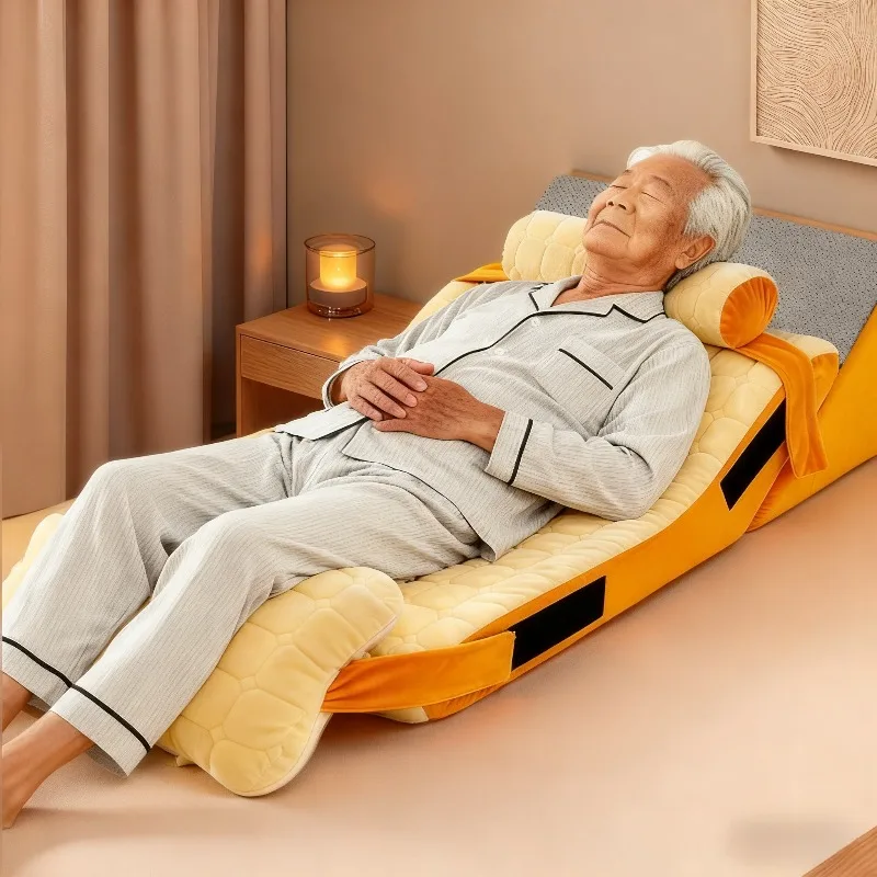Memory Foam Semi-Reclining Positioning Bed Cushion Anti-Reflux Wedge Mattress Adjustable Angle Support Wedge Pillow for Elderly