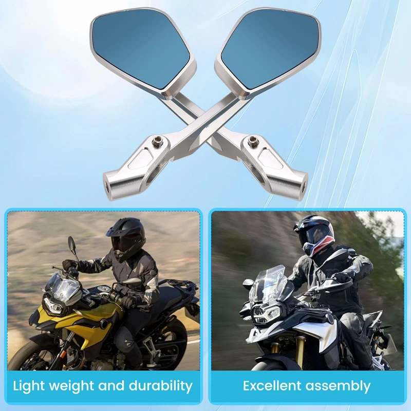 Motorcycle Adjustable Rear View Mirror For BMW R1300GS R1250GS Adv F750GS F850GS Adventure Side Mirror