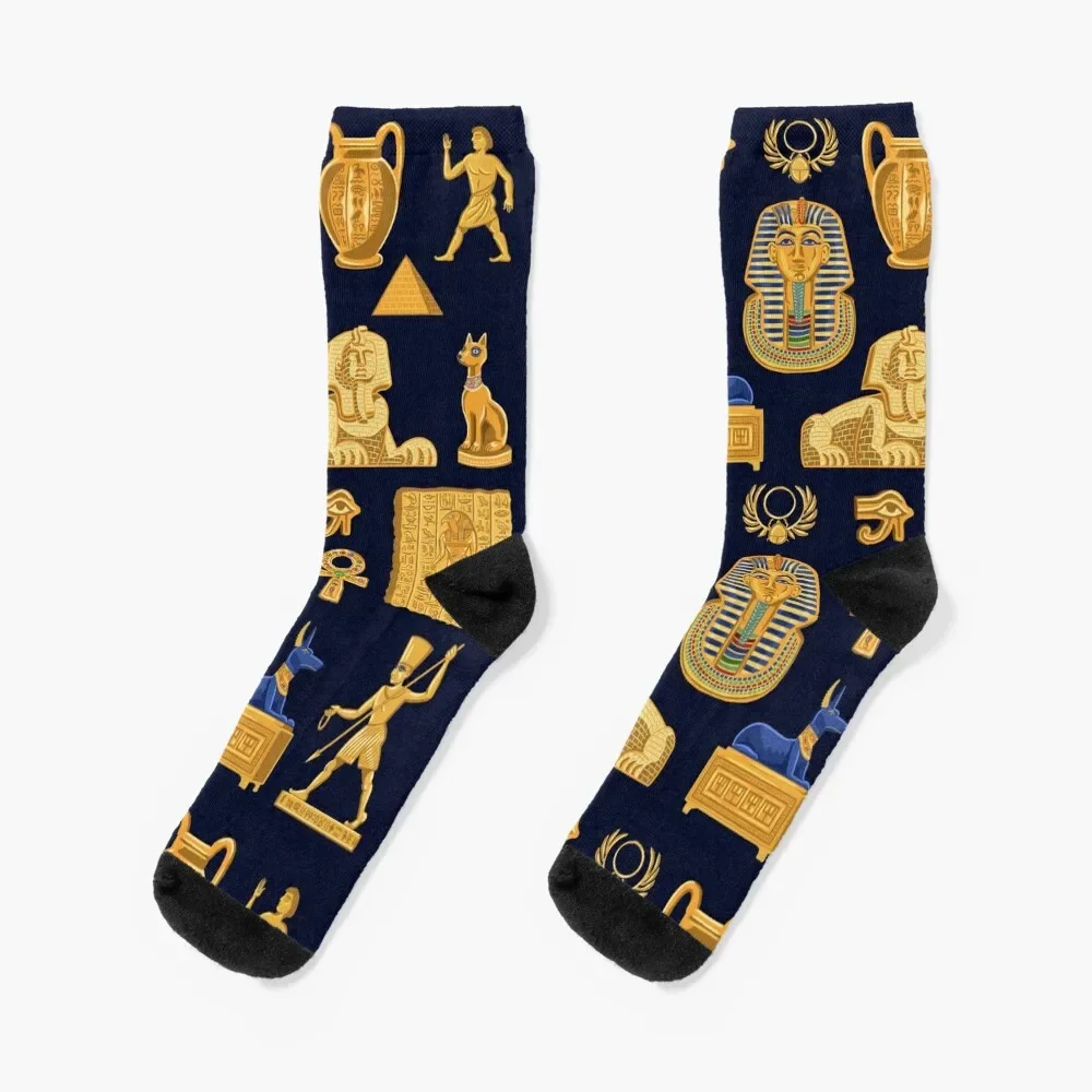 

Ancient Egyptian Treasure Socks custom loose Men Socks Women's