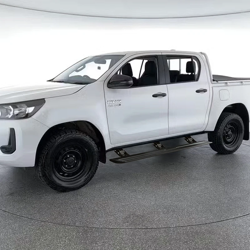 Automatic Electric Power Side Step Running Board for Toy ota Hilux Revo Crew Cab 2015-2019  Hilux ROCCO 2020-2024