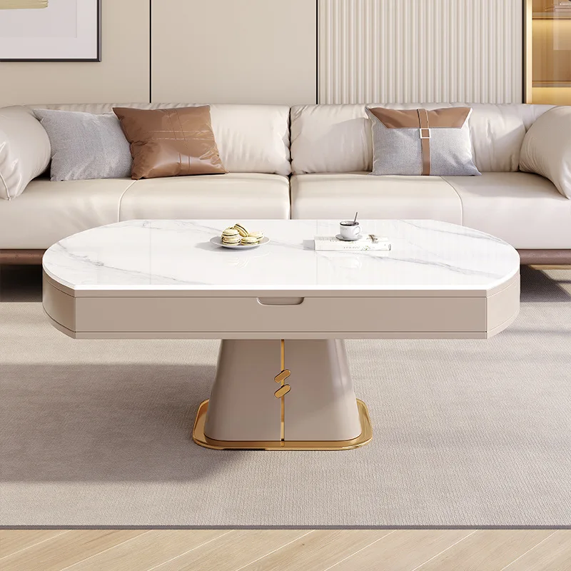 Multifunctional Around Coffee Tables Classy Design Nordic Center Coffee Tables White Foldable Stolik Kawowy Furniture Home
