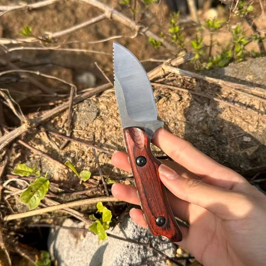 

Нож с фиксированным клинком 15017 повышенной твердости, прочный, с клинком из стали 8Cr13Mov, удобный для обеих рук, для активного отдыха, кемпинга и рыбалки