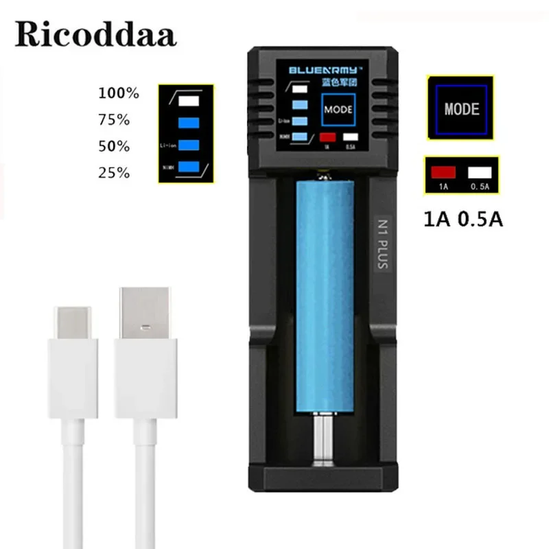 18650 Charger Recha… - image