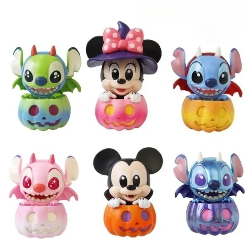 Scatola cieca Disney Topolino e amici Serie zucca Figura punto Halloween Dress Up Doll DecorateToys Regali del festival