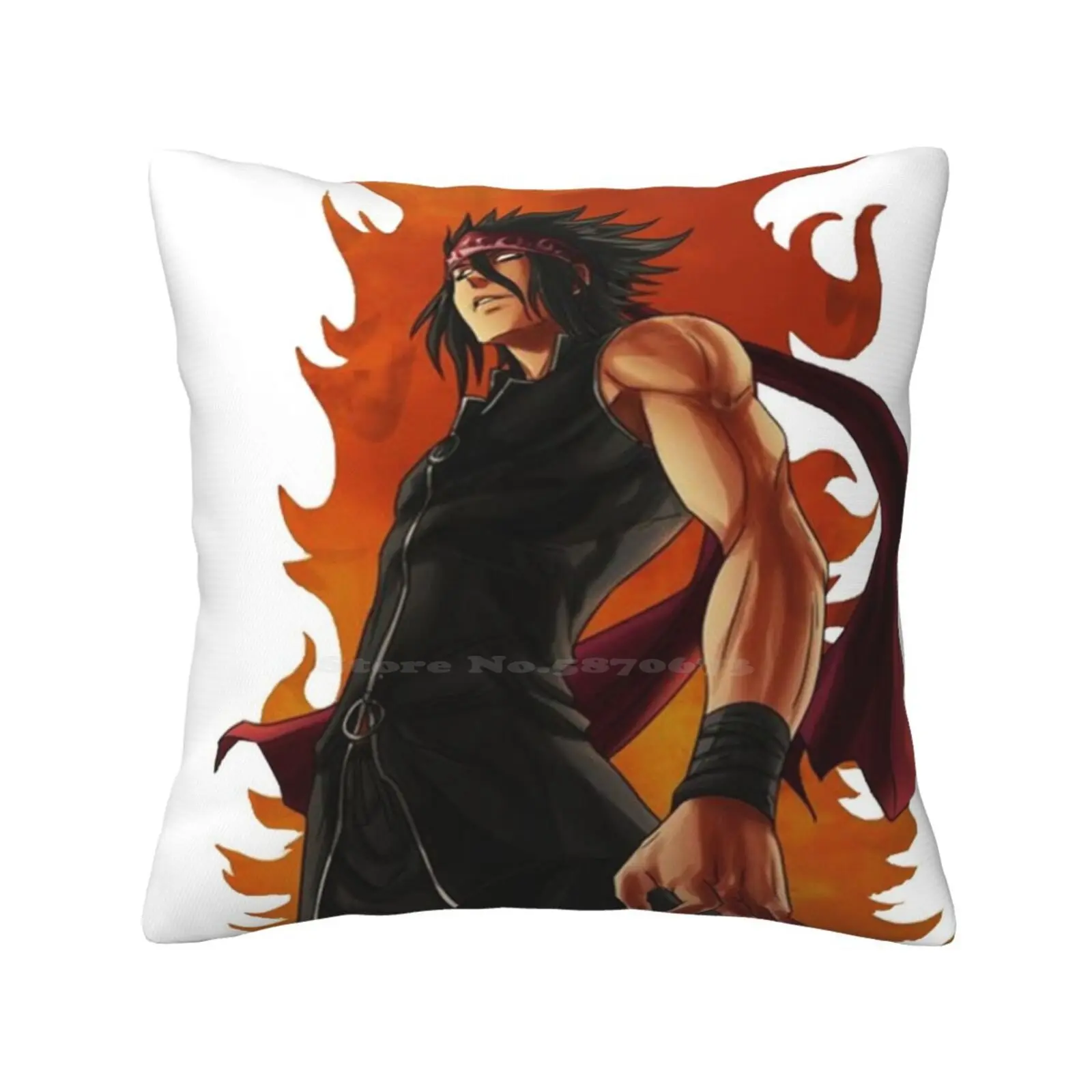 Наволочка для подушки с Рио курокиба, наволочка для подушки, Сума, юкихира, продовольственные войны, приготовление пищи, Shokugeki, японское аниме манга, красный, белый