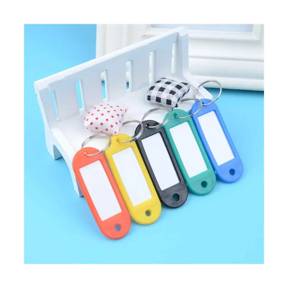 

key tags - with writable surface and rounded corners, suitable for luggage, keys, pet identification tags, storage sticks