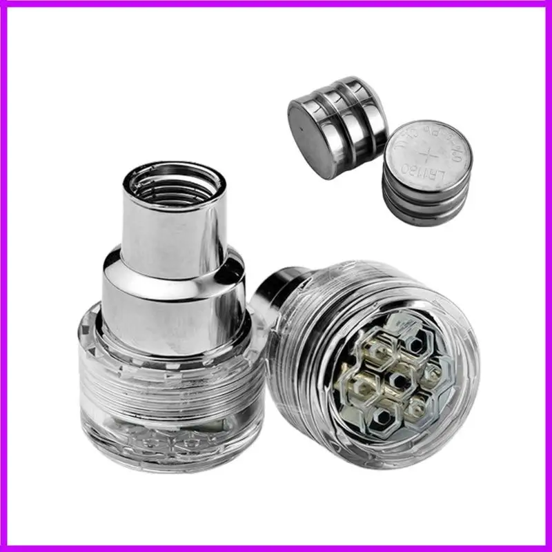 R9CC LED Tire Valves Cap Light Universal Motorcycle Accessories Weather Resistant Nighttime Safety LED Wheel Light
