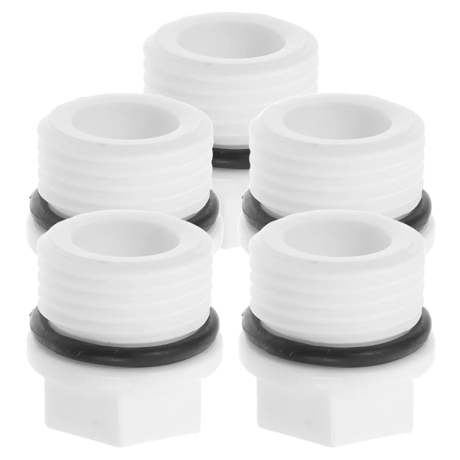 5Pcs Hexagonal Male Thread Ppr Pipe Plug End Cap Connector Reliable Seal for Garden Hose Sprinkler Home Watering