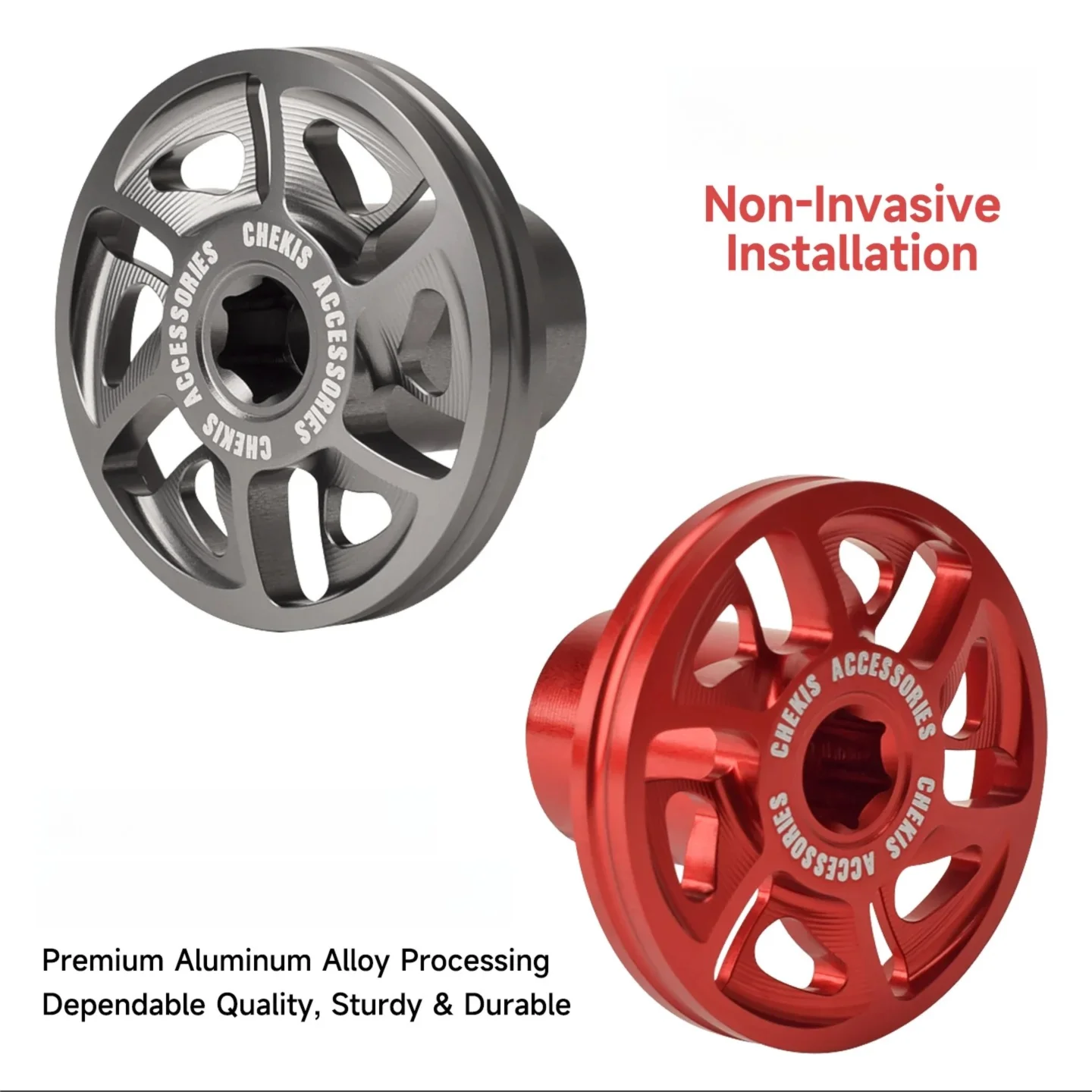 Chekis Is Suitable for Zontes 368g 368D 368K 368E 368m Modified Rear Axle Screw Decorative Cover, Rear Wheel Large Nut Anti-Rust Protective Cover