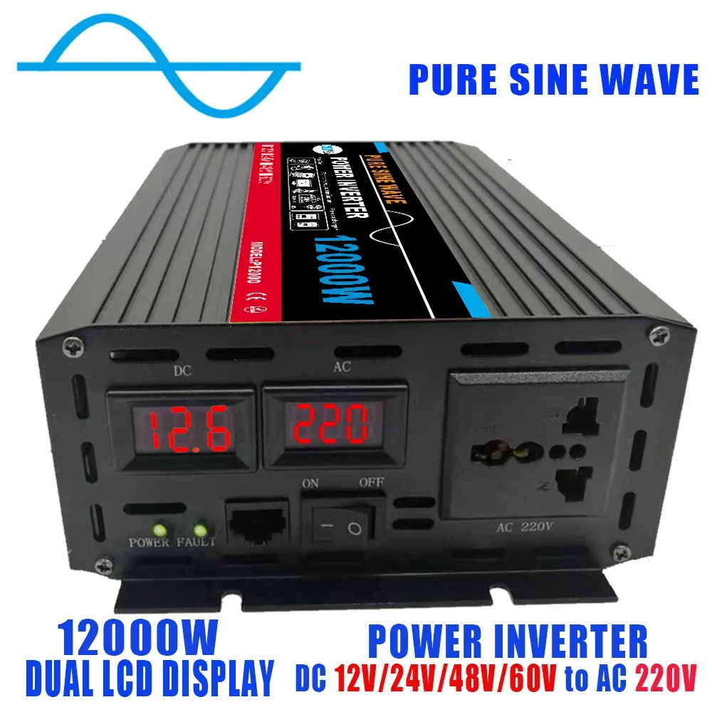 New LED Indicator Electric Car Cable Pure Sine Wave Power Inverter LED Indicator Pure Sine Wave Power Inverter