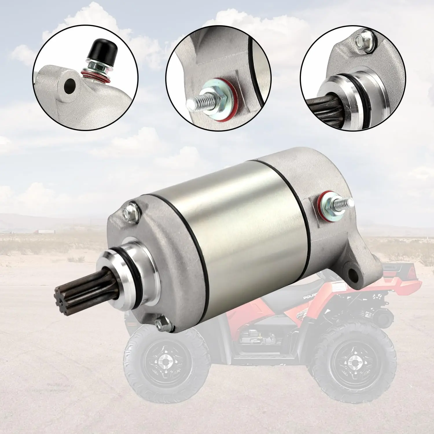 

3090188 3084981 Starter Motor for Polaris ATP 330 500 Big Boss Trail Blazer Hawkeye Magnum Ranger Scrambler Sportsman 325 330