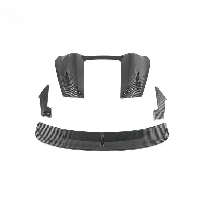 Modified Car Accessories 981982 GT Hump Tail Wing for Cayman 718 981 with Dry Carbon Fiber Rear Trunk Spoiler Tail Wing