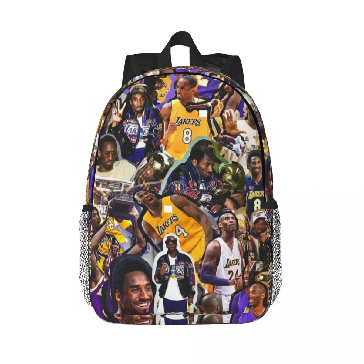 Kobe-Black-Mamba-Bryant Printed Lightweight Casual Schoolbag For School, Outdoor, Shopping, Office 15inch