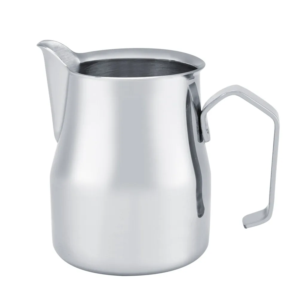 Stainless Steel Stainless Steel Coffee Jug Silver 750ml/25oz Milk Frothing Pot 550ml/18oz Espresso Latte Art Pitcher view 4