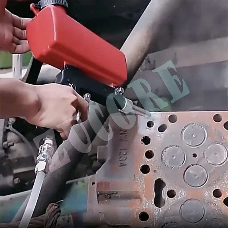 Paint Spray Gun Gravity Pneumatic High Pressure Adjustable Sandblasting Gun Portable Mini Handheld Sand Blaster Gun Power Tools