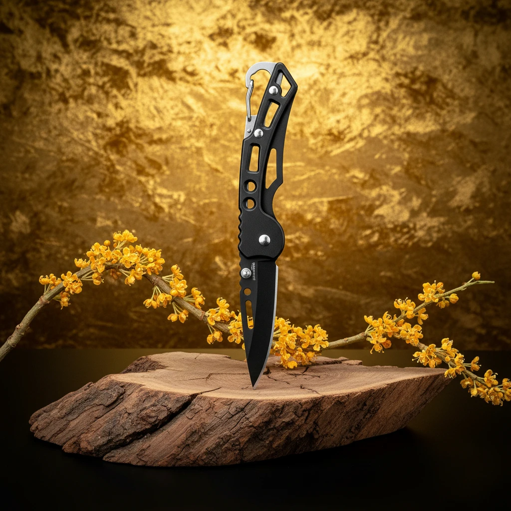 Edc Concealed Carry Knife - Outdoor Folding Pocket Knife Stainless Steel