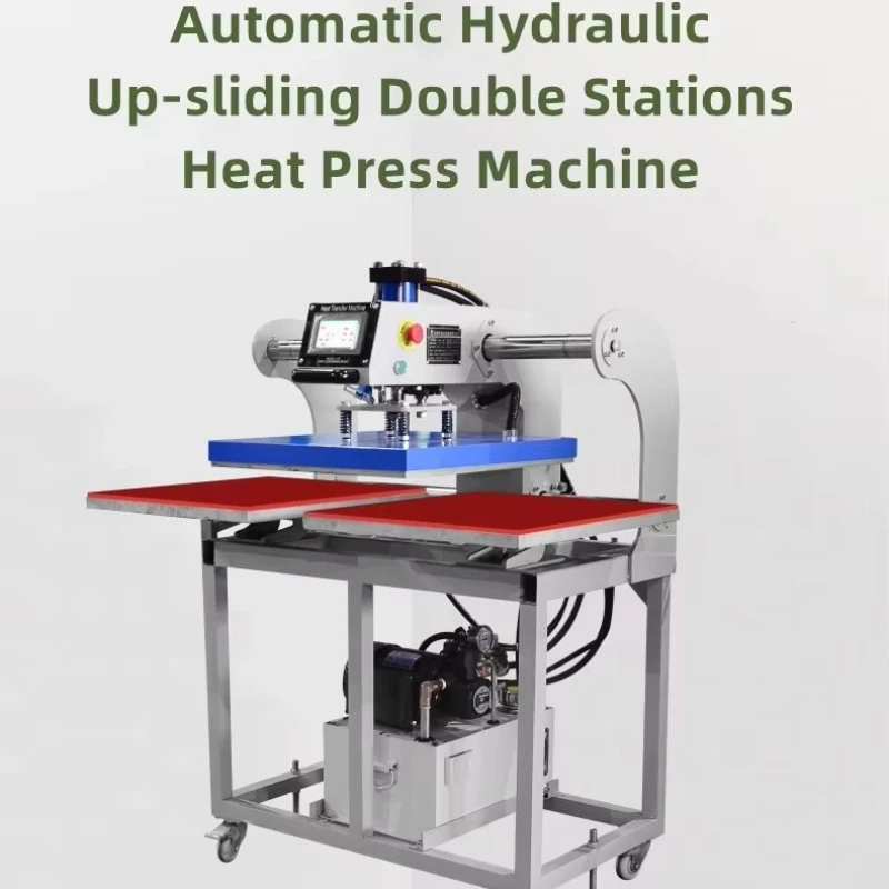 New  Auto Open T Shirt Heat Press Machines for Garment Use Semi-Automatic Multifunctional Hydraulic Heat Transfer Machine
