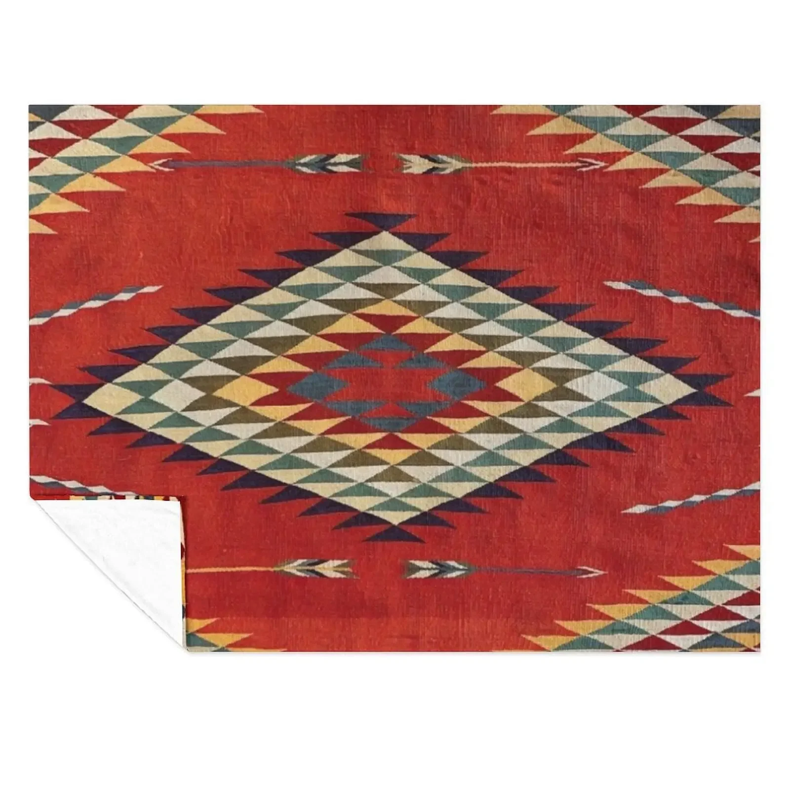 

Tribal Art Print Throw Blanket Baby Sofa Loose Beach Blankets