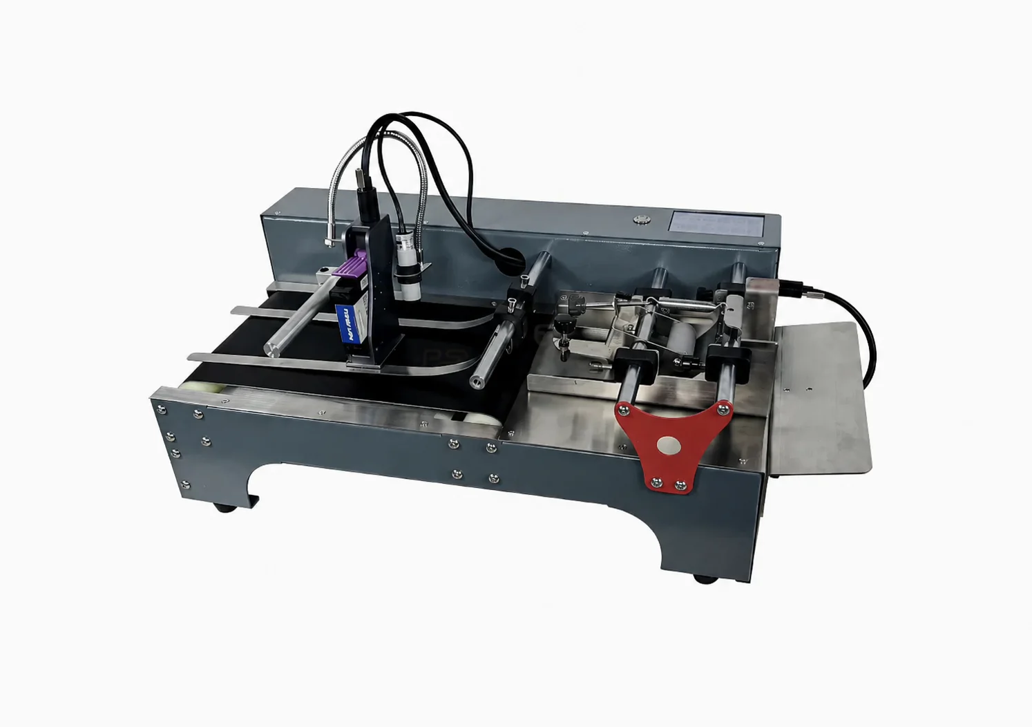 High Precision TIJ Inkjet Printer With Mini Conveyor For Batch Number And QR Code Applications