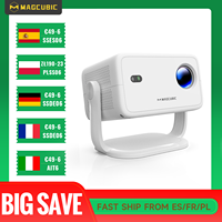 Magcubic Native 1080P 650ANSI 4K Android11 L018 Projector With Auto Keystone Correction Focus Wifi6 BT5.2 Portable Movie Outdoor