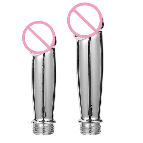 New ABS Enema Vagina Anal Douche Conversion Head Outdoor Use Enema Syringe Shower Butt Flush Butt Plug Clean Tool Adult Sex Toys