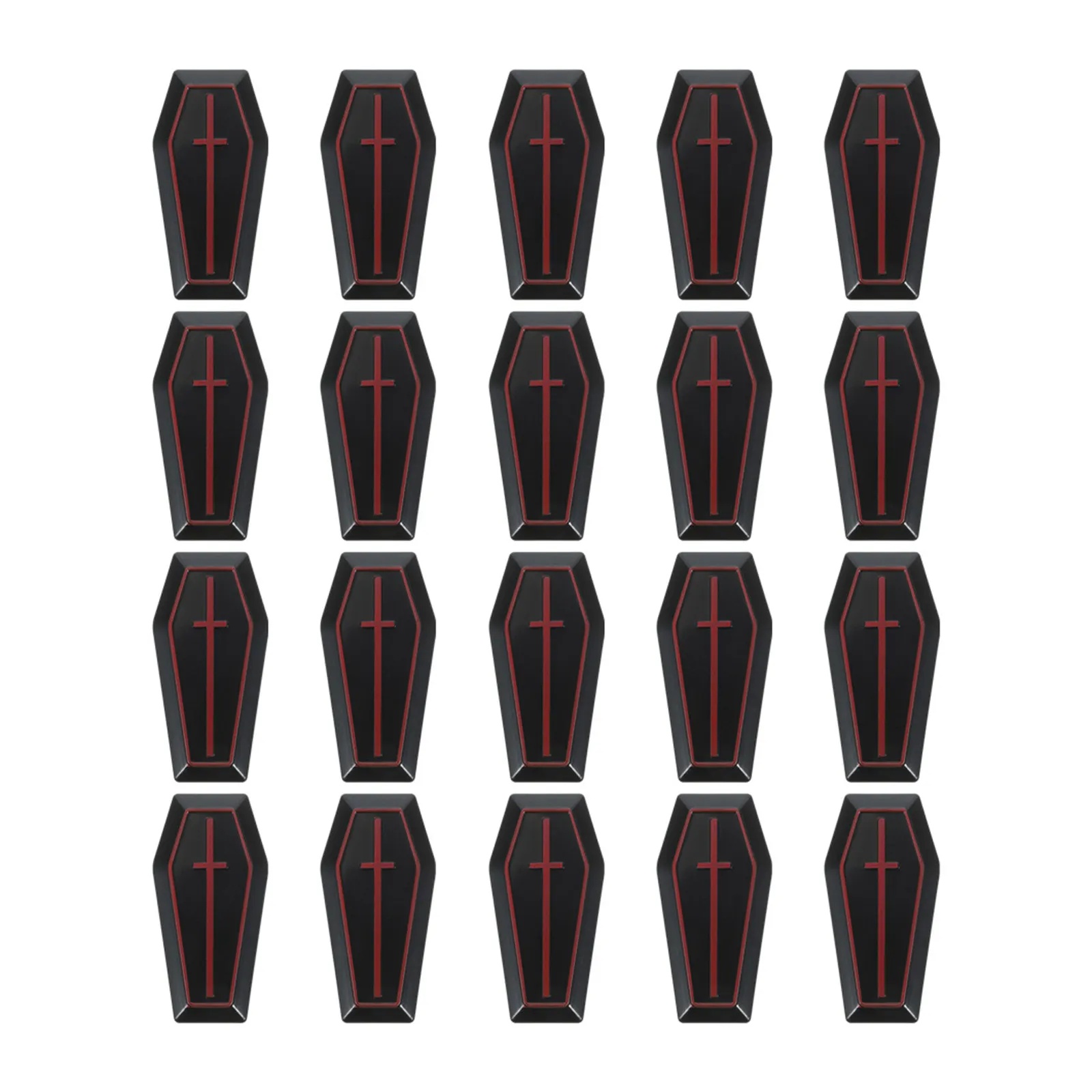 20Pcs Mini Coffin Box Plastic Lightweight Coffin Boxes Halloween Party Prank Props Decor Halloween Props Party Favors