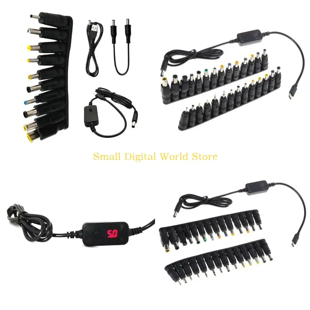 

77UB DirectCurrent Power Adapters ConnectorTip with 5.5mmx2.1mm to Type C Cable