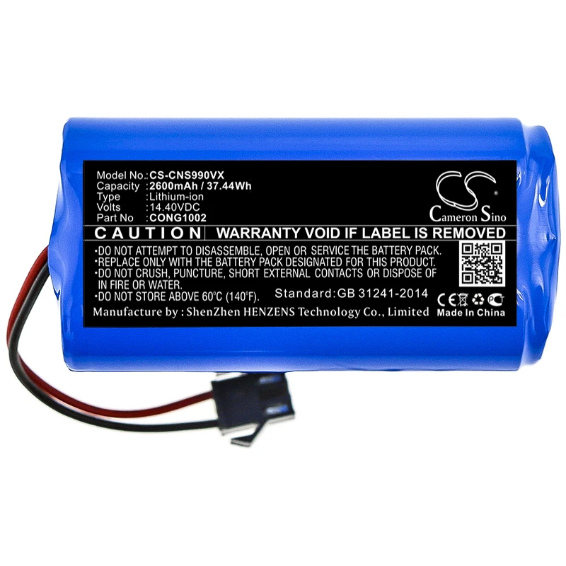 battery for Battery for CECOTEC CONGA 1090, Conga 1099, CONGA 1190, Conga 1790, Conga 1990, Conga 2290 Ultra, Conga 5290 Ultra