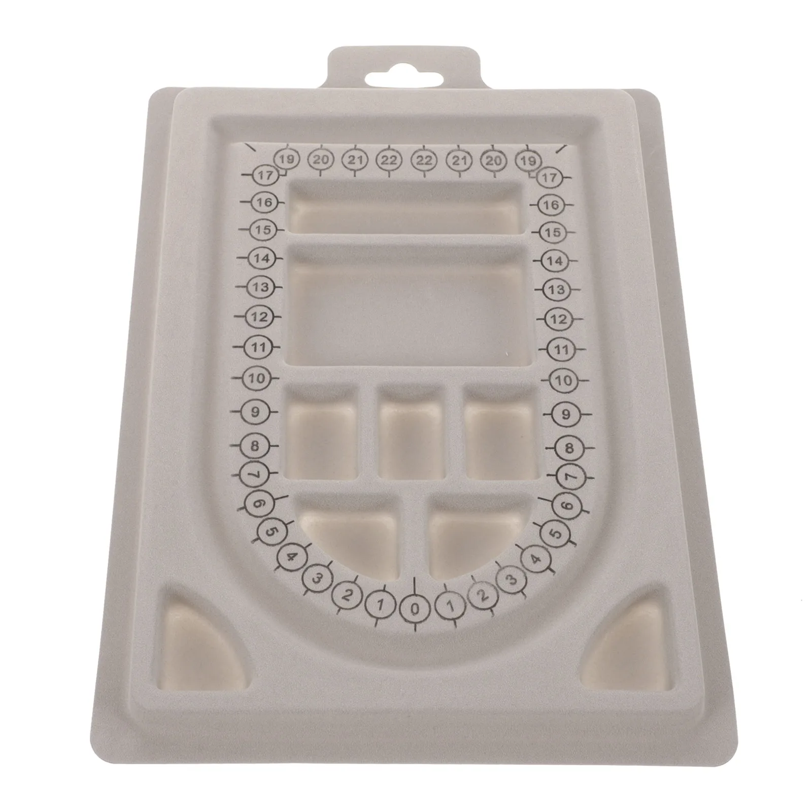 Jewelry Bead Design Board Tray Groove Flocking Surface For Necklace Bracelet Making Sorting Organizing Durable Plastic Beading
