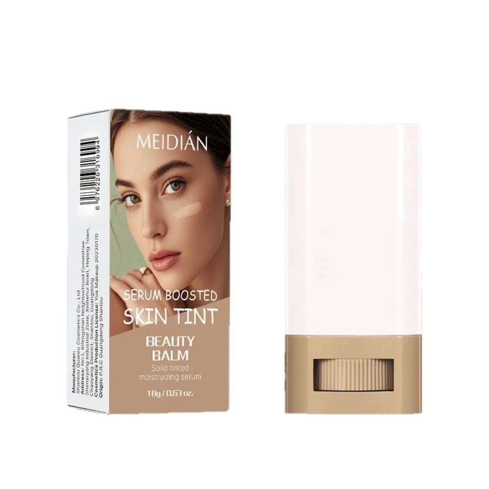 Natural Finish Solid Form Foundation Waterproof Nourishing Face Makeup Stick Long Lasting Coverage Skin Tint Stick Daily Wear
