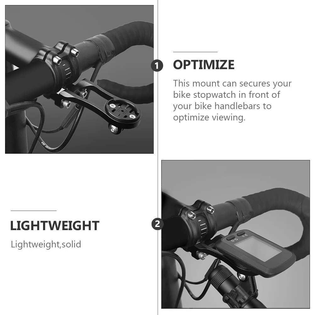 

1 Set Aluminum Alloy Bike Computer Mount Speedometer Holder Odometer Rack Lightweight Handlebar Extender Cycling Mount Bracket