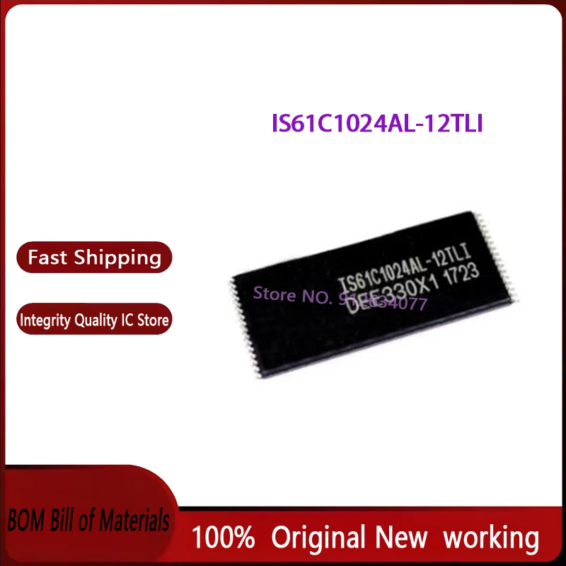 5pcs/lot IS61C1024AL-12TLI IS61C1024AL TSOP32 100% Original Brand New