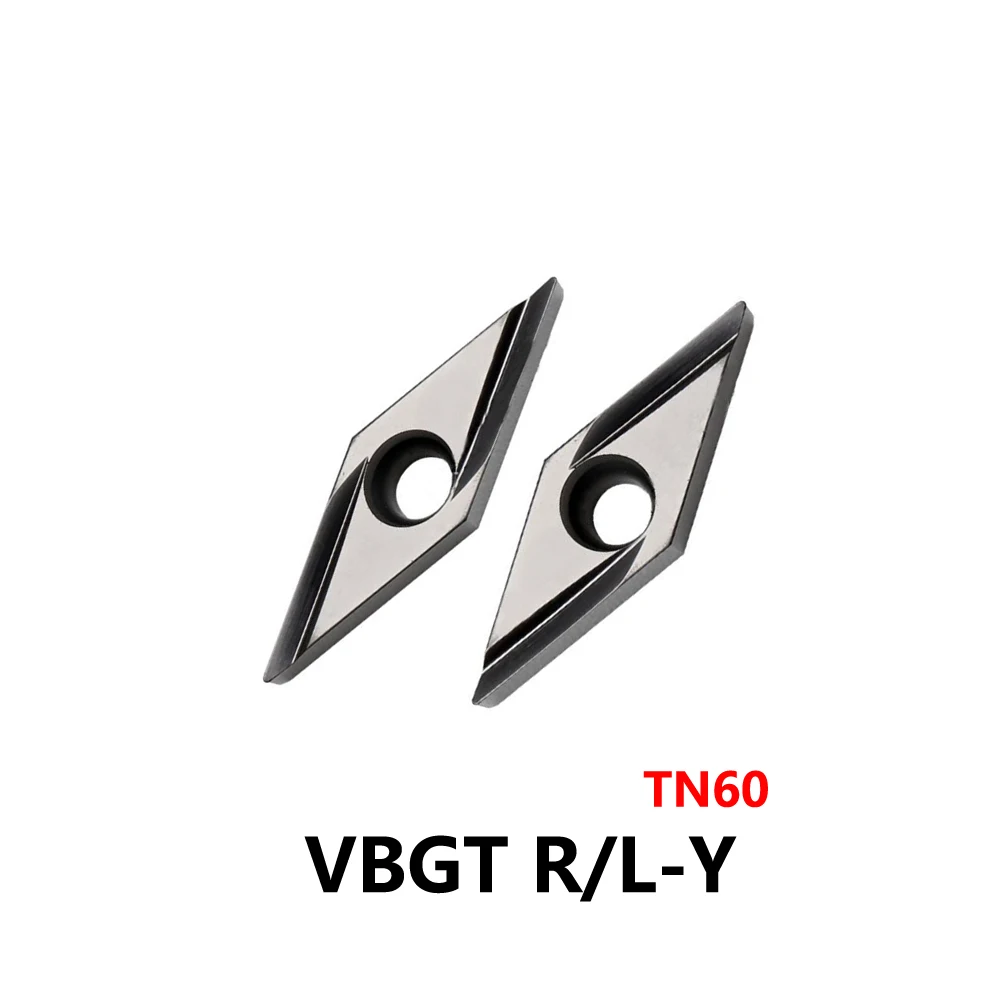 Original VBGT110302L-Y VBGT110302R Y TN60 VBGT110301 VBGT110302 VBGT110304 VBGT160404 VBGT 160402 R-Y Carbide Inserts CNC Tool