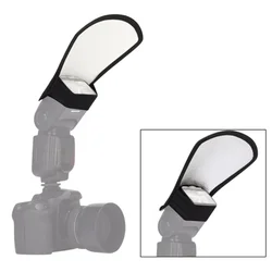Two-Sides Flash Diffuser Softbox Silver/White Camera Reflector for Nikon Canon Sony Pentax Olympus Yongnuo Godox Flash Speedlite