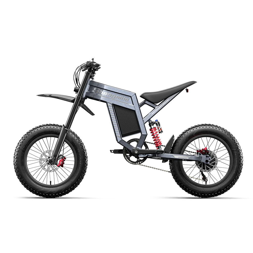 Shengmilo S900 Offroad-Elektrofahrrad, 60V 30Ah Batterie, 1500W, Hydraulische Bremsen, Doppelstoßdämpfer, 20-Zoll-Räder.
