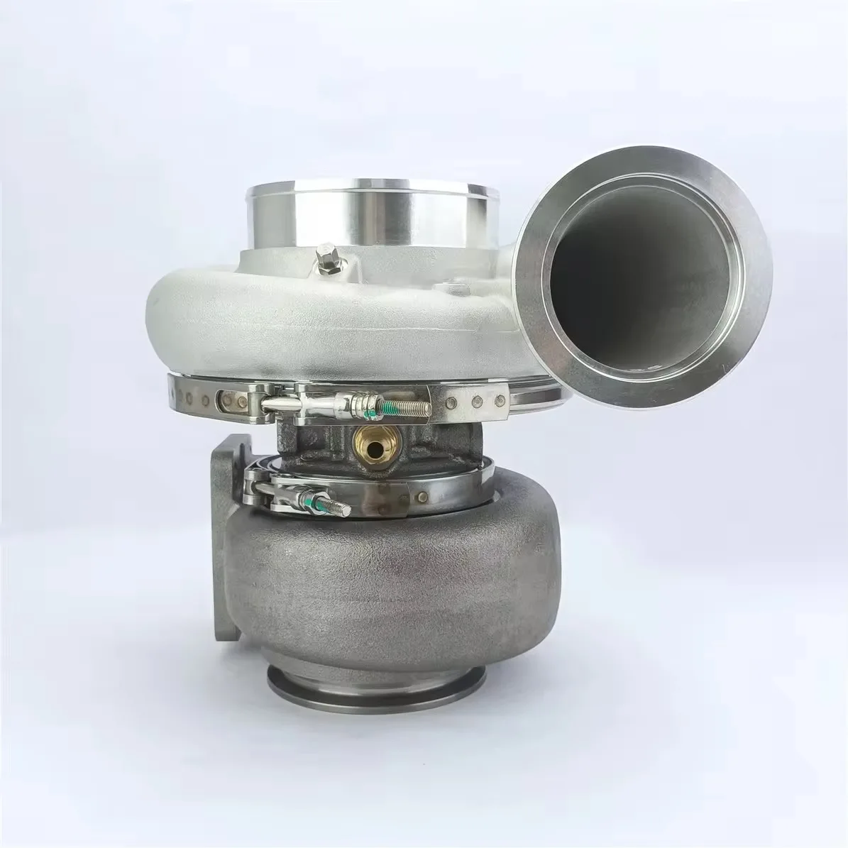 G42-1200 Ceramic Dual Ball Bearing Compressor Turbocharger Kit AR 1.15 T4 Divided V-band 1200HP for Racing