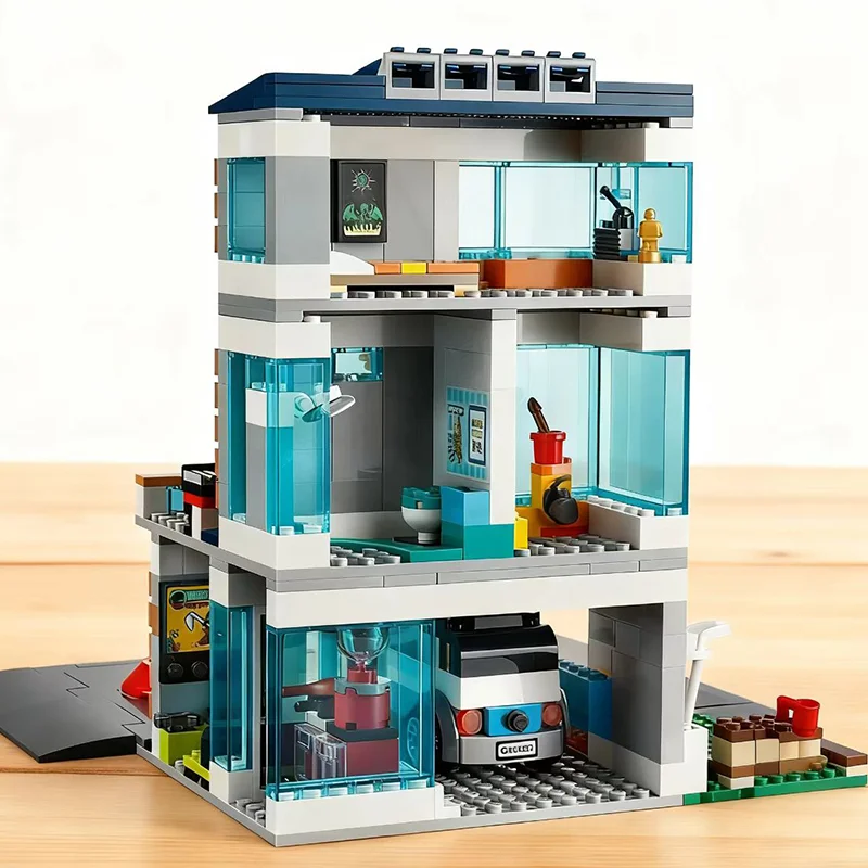 

Third Party Compatible Sets City Series Building Blocks Family House Home Assembly Toys For Children ﻿