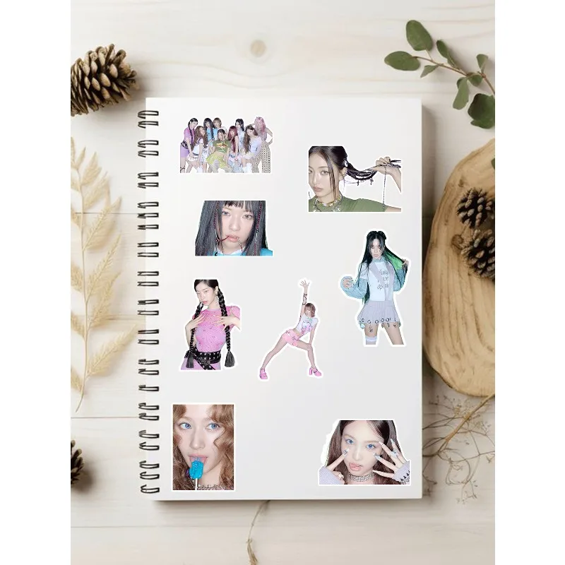 56PCS TWICE Cute  Anime Character Graffiti Stickers Waterproof Vinyl Decals DIY Decor Stickers for Journal Water Bottle view 5