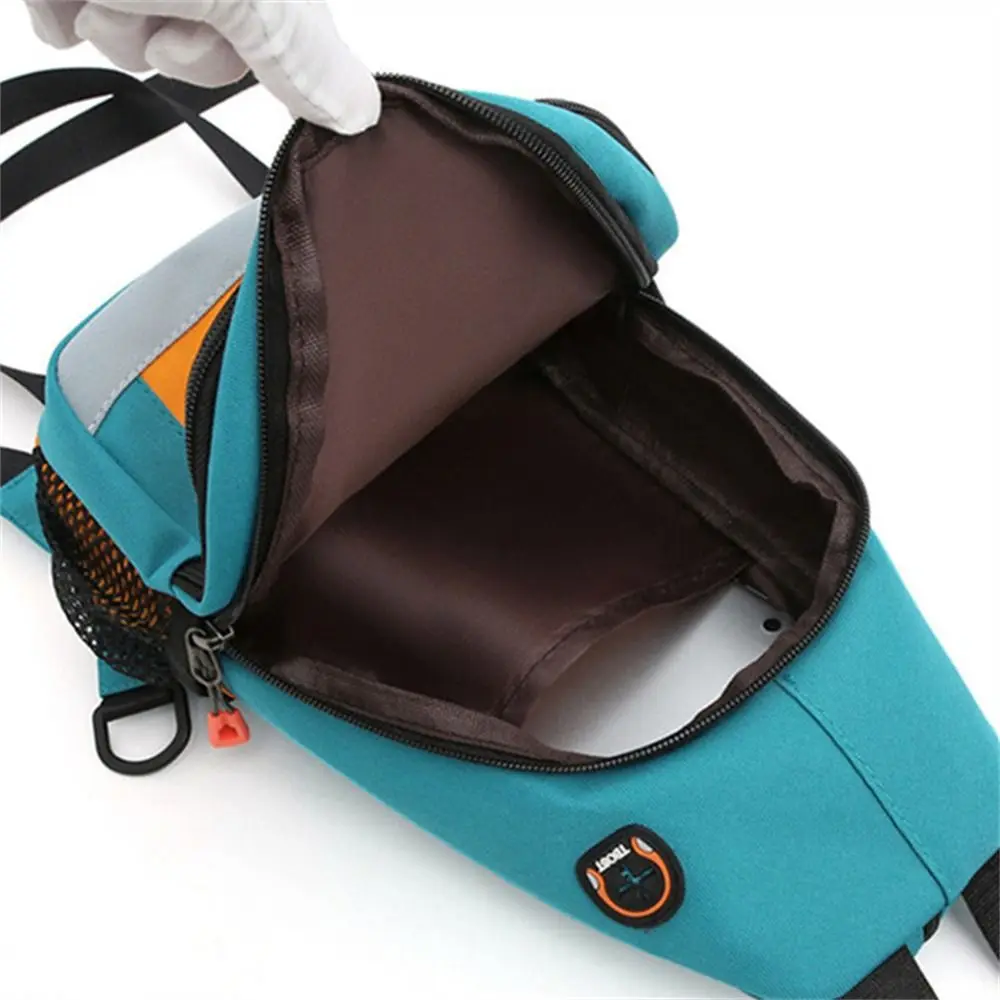 

with Earphone Hole Sling Chest Bag Shoulder Bag Waterproof Girl Crossbody Bag Oxford Fabric Casual Mini Backpack Running