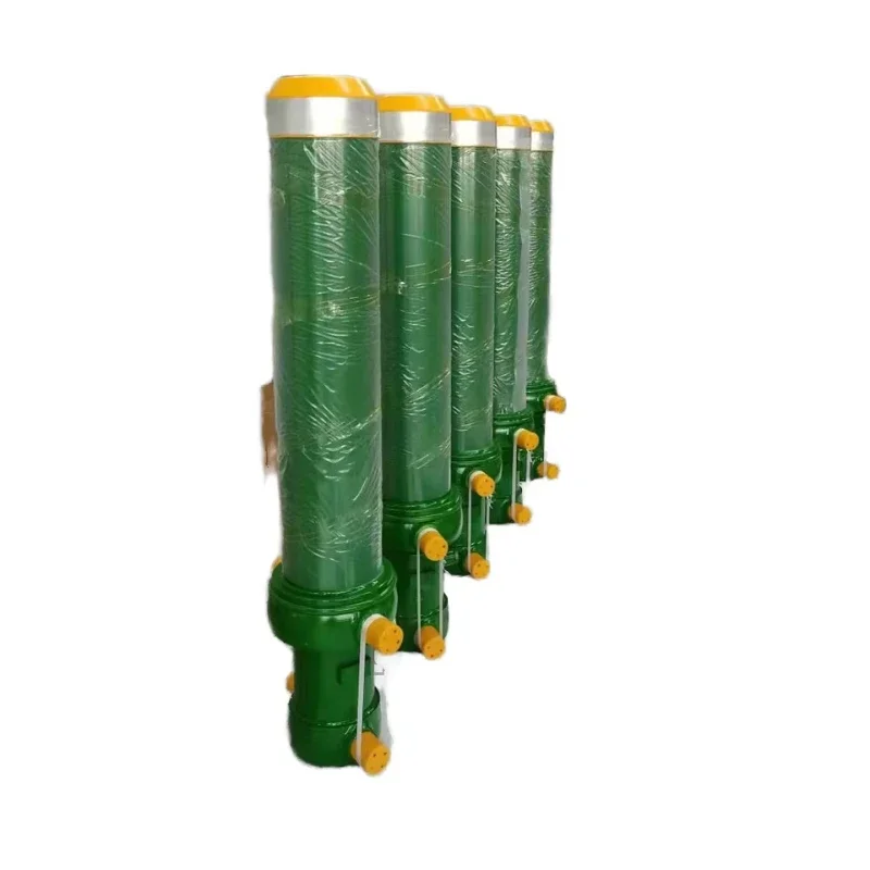

Long stroke single acting multi-stage telescopic for 50 ton dump truck trailer
