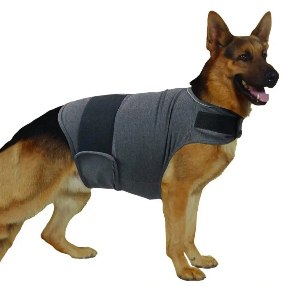 Practical Breathable Dog Anxiety Jacket Comfortable Soft Dog Calming Vest Adjustable Warm Anti Anxiety Pet Coat Outdoor