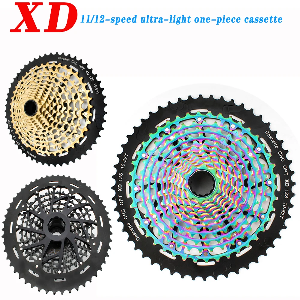 

SUNSHINE Bicycle Freewheel MTB Bike Cassette K7 CNC XD 11/12 Speed Flywheel 10-50/52T Sprocket 9-42/46/50T For SHIMANO SRAM